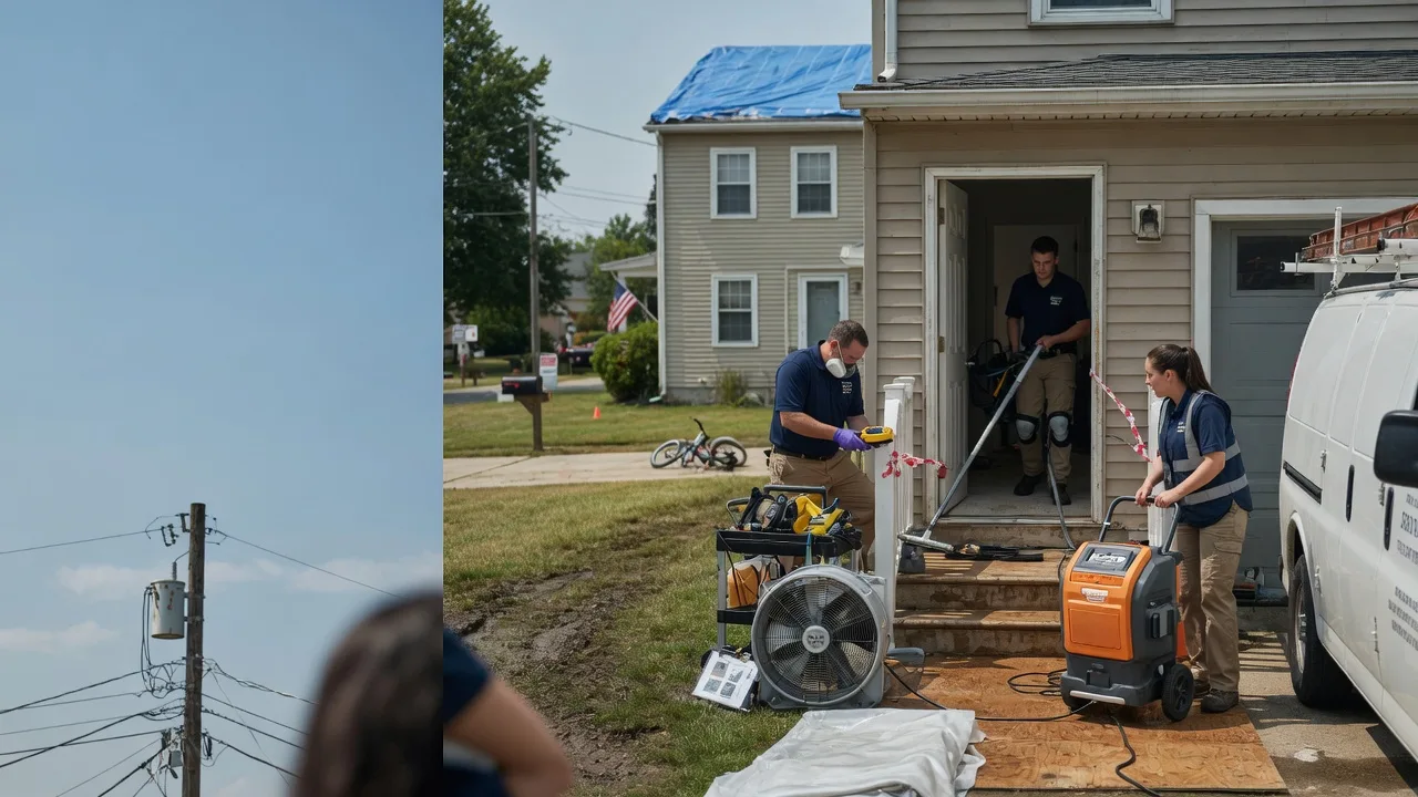 Water Damage Repair in De Mossville, KY near me